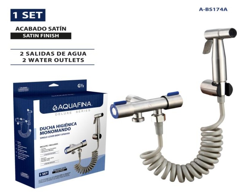 Ducha sanitaria satin AF