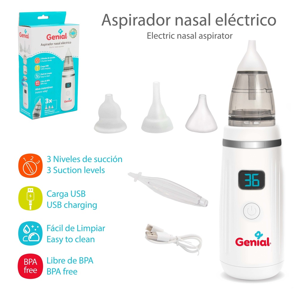 Aspirador nasal electrico genial