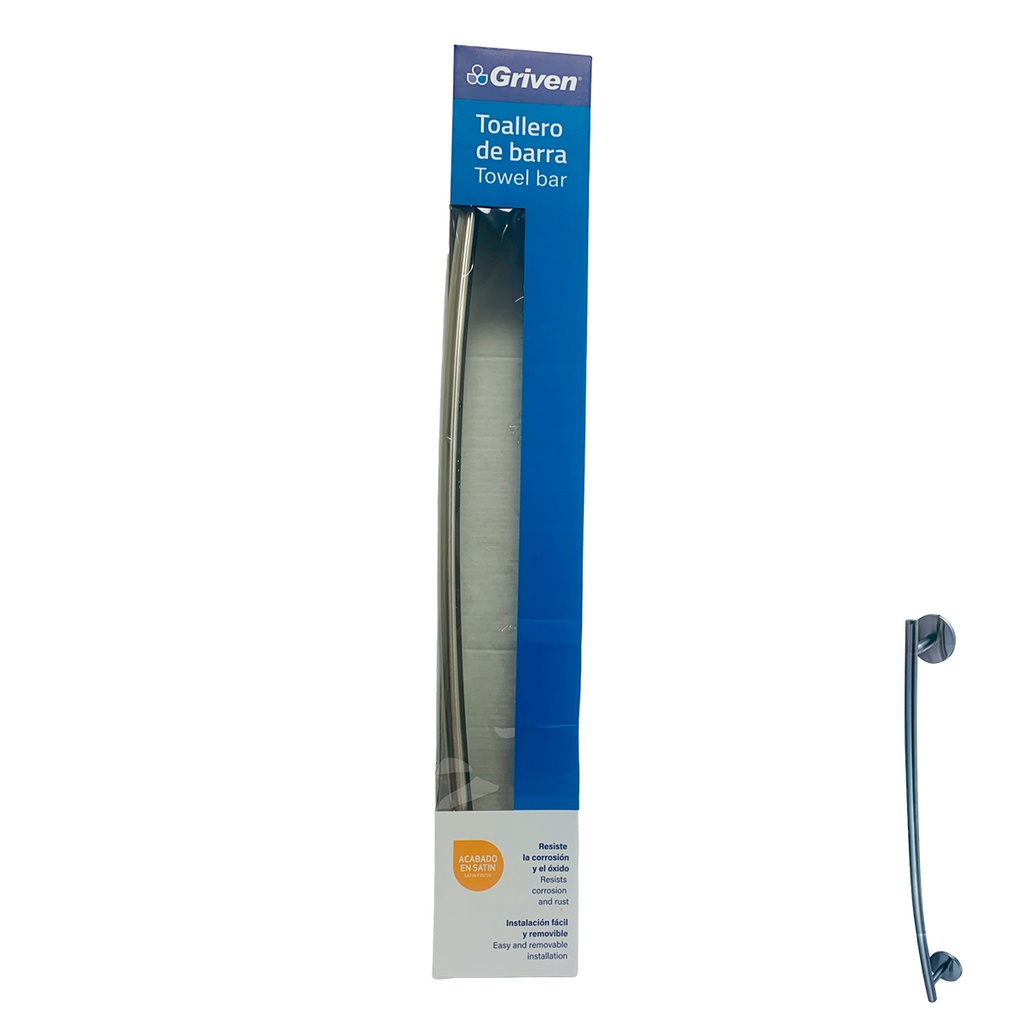 barra toallera satinada griven