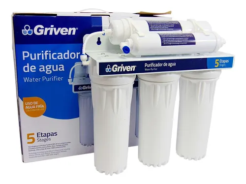 Filtro purificador de agua 5 etapas griven