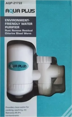Filtro purificador de agua para grifo aquaplus