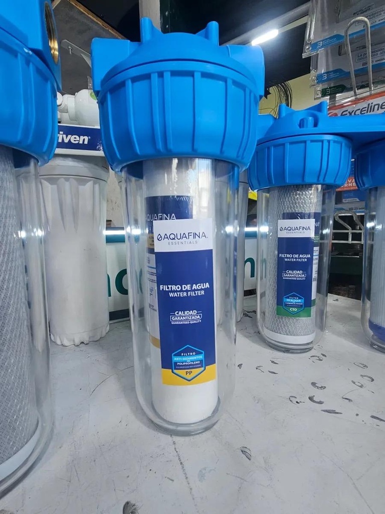 Filtro purificador de agua 1 etapa 3/4" aquafina