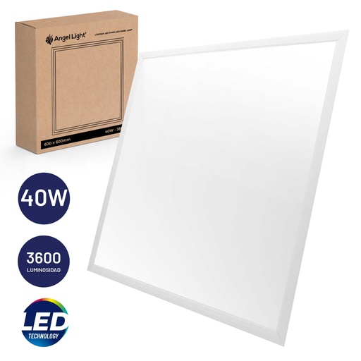 [a105-pl600-38s] Lampara panel led blanca 60 x 60 cuadrada 40w angel light