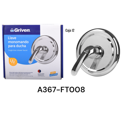 [a367-ft008] Monomando para regadera redondo griven