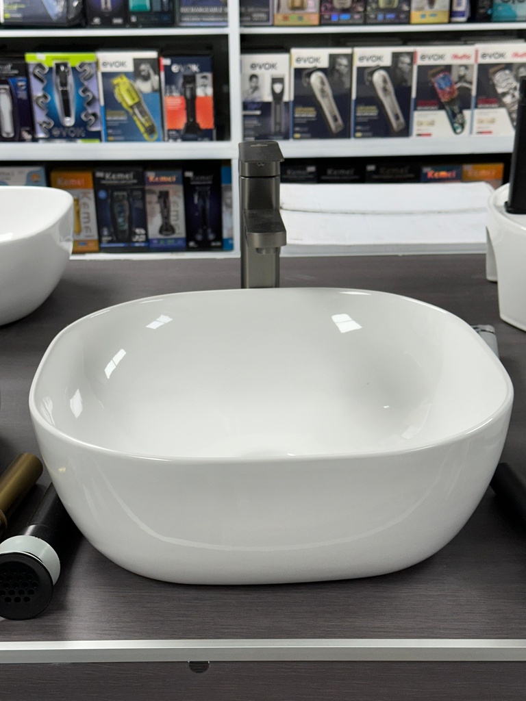 lavamanos bowl blanco 42x42x14