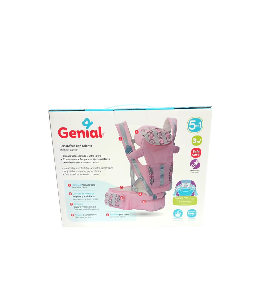 Portabebe con asiento genial