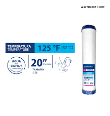 [A-WFR20X11-UDF] Cartucho repuesto de carbon granular 20" aquafina 