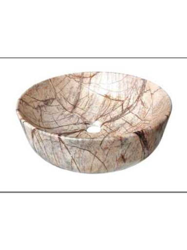 [FF-9036SY] Lavamanos bowl redondo marmoleado brown